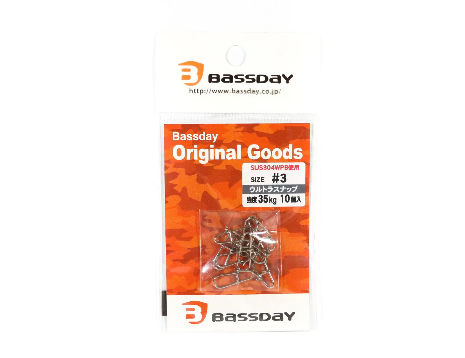 Bassday Ultra Snap Strong Stainless Steel #1 (5441 Bassday Ultra Snap Strong Stainless Steel #1 (5441